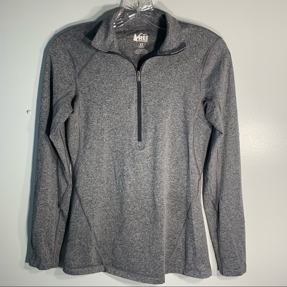 3/$20 Sale! REI Heather Gray Quarter Zip Jacket